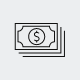 A dollar bill icon
